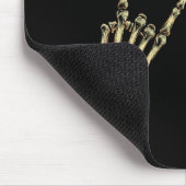 Rock on Rock and Roll Skeleton Hands - für Konzert Mousepad (Ecke)