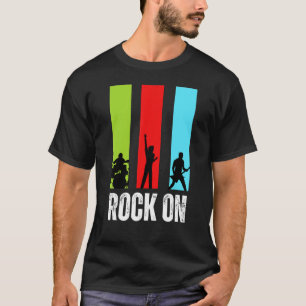 Rock on Rock Music Fan von Rock'n'Roll T-Shirt