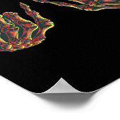 Rock On Rock Star Buddy Konzert - Halloween Skelet Poster (Ecke)