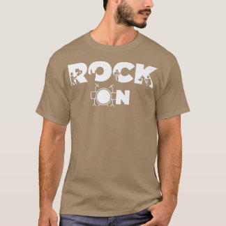 Rock On Rock'n'Roll Guitar Player Band MusicianGui T-Shirt