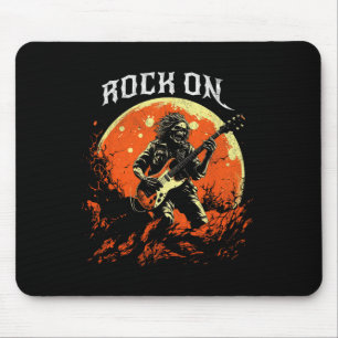 Rock on Skeleton Gitarrenrock und Roll Hall Mousepad