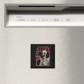Rock on Skeleton Hands - Spooky Halloween Rock Byn Magnet (In Situ (Geschirrspüler))