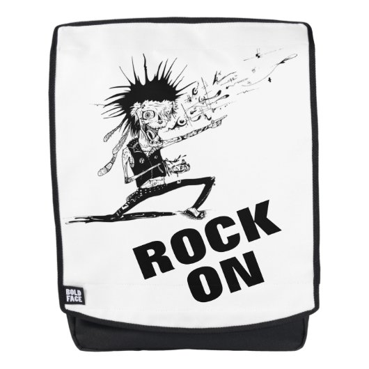 Rock on Zombie Rucksack (Vorderseite)