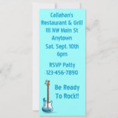 Rock-out-Einladung Einladung (Rückseite)
