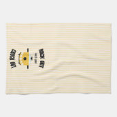 Rock Out mit Crock Out Yellow Geschirrtuch (Horizontal)