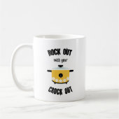 Rock Out mit Crock Out Yellow Kaffeetasse (Links)