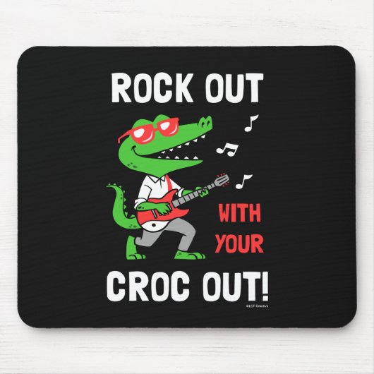 Rock out mit deinem Croc Mousepad (Vorne)