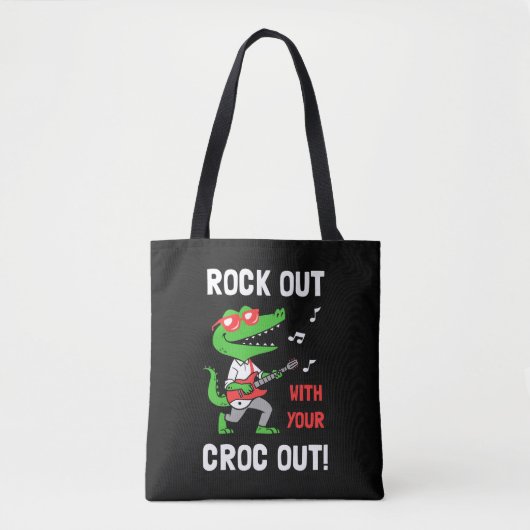 Rock out mit deinem Croc Tasche (Vorderseite)