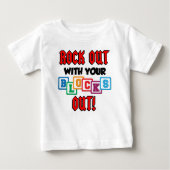 Rock out mit deinen Blöcken Baby T-shirt (Vorderseite)