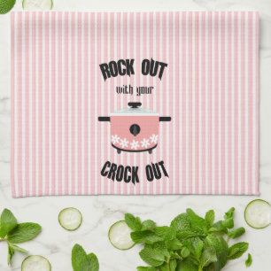 Rock Out mit dem Crock Out Roink Geschirrtuch