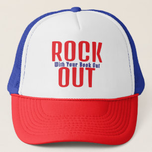 Rock Out mit Ihrem Buch Truckerkappe