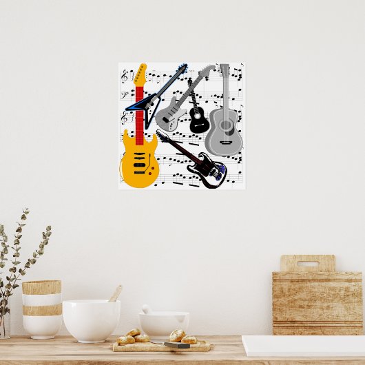 Rock Out! Poster (Küche)