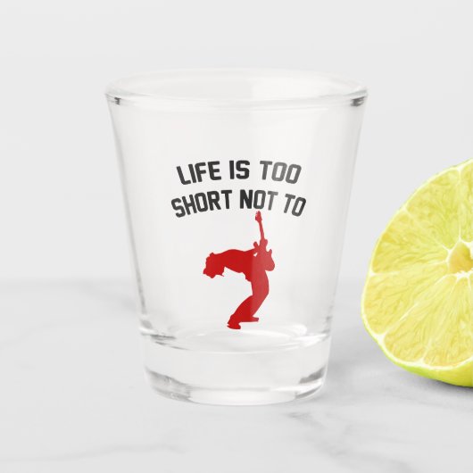 Rock Out Schnapsglas (Vorderseite)