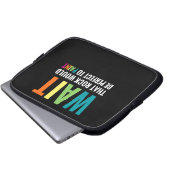 Rock Painter Wait Funny Rainbow Art Steinmaler Laptopschutzhülle (Vorne Knopf)