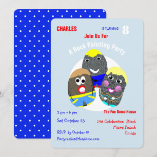 Rock Painting Community Personalisiert Hashtag Einladung