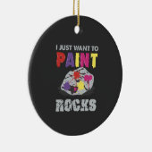 Rock Painting Keramik Ornament (Rechts)