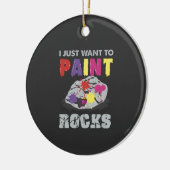 Rock Painting Keramik Ornament (Links)