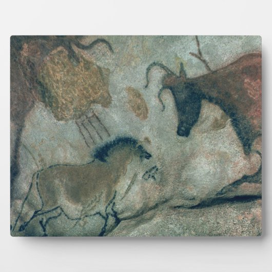 Rock painting showing a horse and a cow, c.17000 B Fotoplatte (Vorderseite)