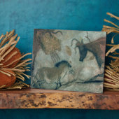 Rock painting showing a horse and a cow, c.17000 B Fotoplatte (Seite)