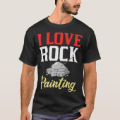 Rock Painting Stone Artist Painter Ideas Premium _ T-Shirt (Vorderseite)