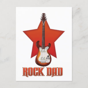 Rock Papa Postkarte