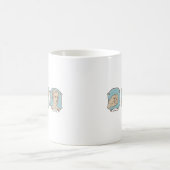 Rock, Paper, Caesar Funny Word Puff Kaffeetasse (Mittel)