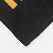 Rock Paper Schere Kopf Kick I Win Yellow Karate Fleecedecke (Ecke)