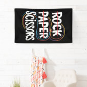 Rock Paper Scissan Lesbian Funny Gay Pride LGBT Banner (Insitu)