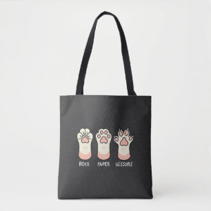 Rock Paper Scissor Cat Tasche
