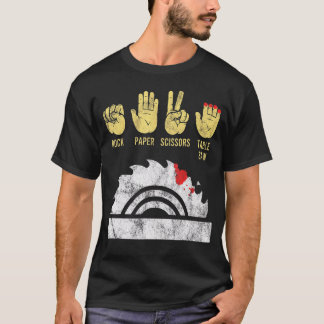 Rock Paper Scissor Table Saw Holzbearbeitungswerk  T-Shirt