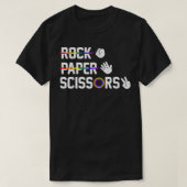 Rock Paper Scissors Gay Lesbian LGBT Prix T-Shirt (Design vorne)