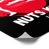 Rock Paper Scissors Nuts Kick Win Funny Taekwondo Poster (Ecke)