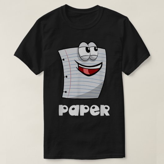 Rock Paper Scissors Shirt Group Halloween Costume  (Design vorne)