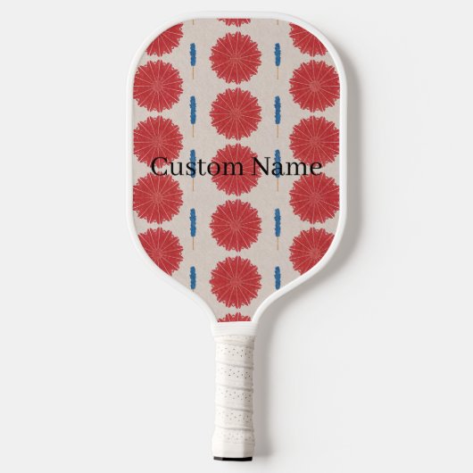Rock Paper Umbrellas Pickleball Paddle (Rückseite)