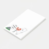 Rock, Papier, Schere Post-it Klebezettel (angewinkelt)