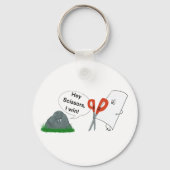 Rock, Papier, Schere Schlüsselanhänger (Vorderseite)