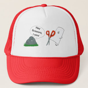 Rock, Papier, Schere Truckerkappe