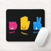 Rock, Papier, Scheren Spielmousepad Mousepad (Mit Mouse)