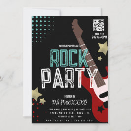 Rock Party Festival DJ Party Bar Flyer Einladung