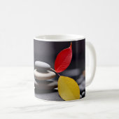 Rock Pebble Sand Tranquil Friedlich Kaffeetasse (VorderseiteRechts)