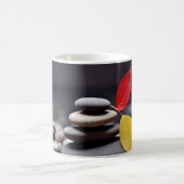 Rock Pebble Sand Tranquil Friedlich Kaffeetasse (Mittel)