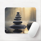 Rock Pebble Sand Tranquil Friedlich Mousepad (Mit Mouse)