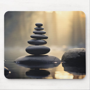 Rock Pebble Sand Tranquil Friedlich Mousepad