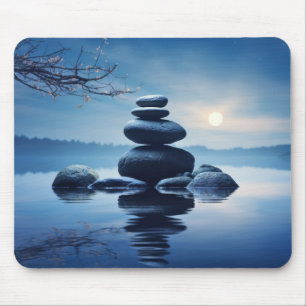 Rock Pebble Sand Tranquil Friedlich Mousepad