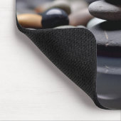 Rock Pebble Sand Tranquil Friedlich Mousepad (Ecke)