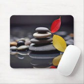 Rock Pebble Sand Tranquil Friedlich Mousepad (Mit Mouse)