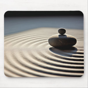 Rock Pebble Sand Tranquil Friedlich Mousepad