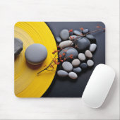 Rock Pebble Sand Tranquil Friedlich Mousepad (Mit Mouse)