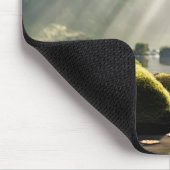Rock Pebble Sand Tranquil Friedlich Mousepad (Ecke)