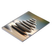 Rock Pebble Sand Tranquil Friedlich Notizblock (Linke Seite)